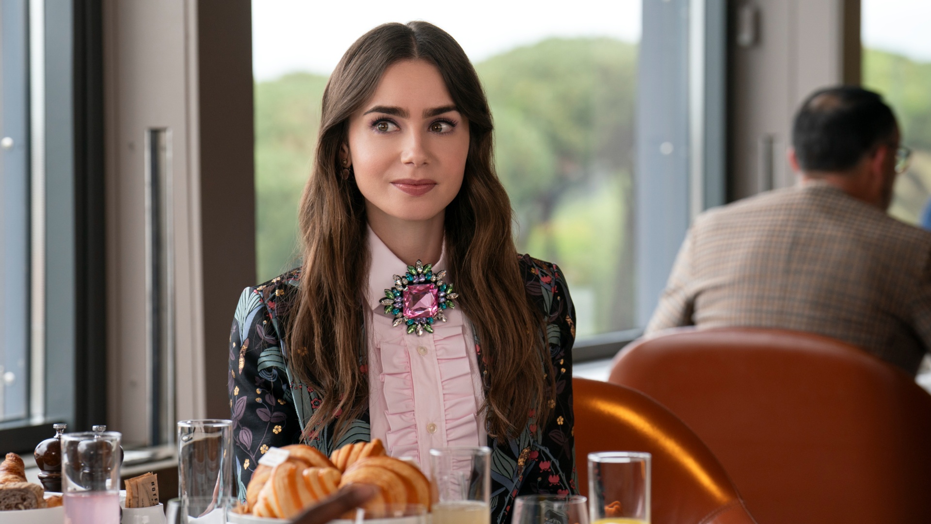 Lily Collins in Emily in Paris season 4