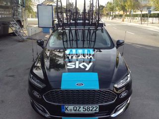 The 2016 Team Sky Ford team car
