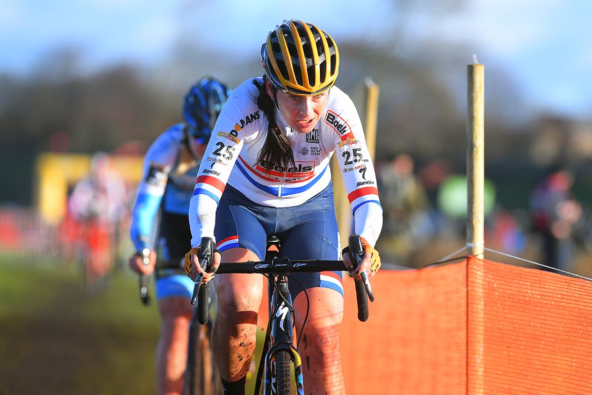 Nikki Brammeier (Boels Dolmans) fights to a top 10 placing