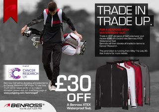 Benross is running a ‘trade in, trade up’ promotion on waterproofs