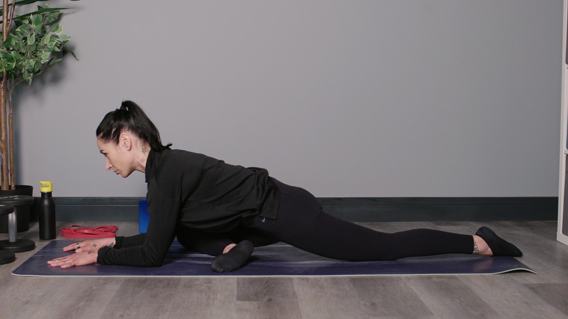 I swapped the 90/90 stretch for the 'floating pigeon' pose, and my hips, core and glutes feel better than ever