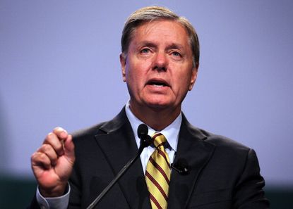 After dropping out of the race himself, Lindsey Graham announces his support for Jeb Bush.