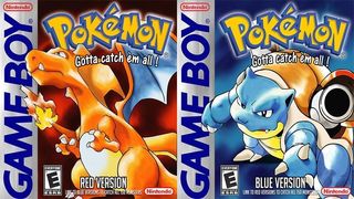 Pokémon Red and Blue Game Boy box arts