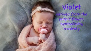 Violet baby name