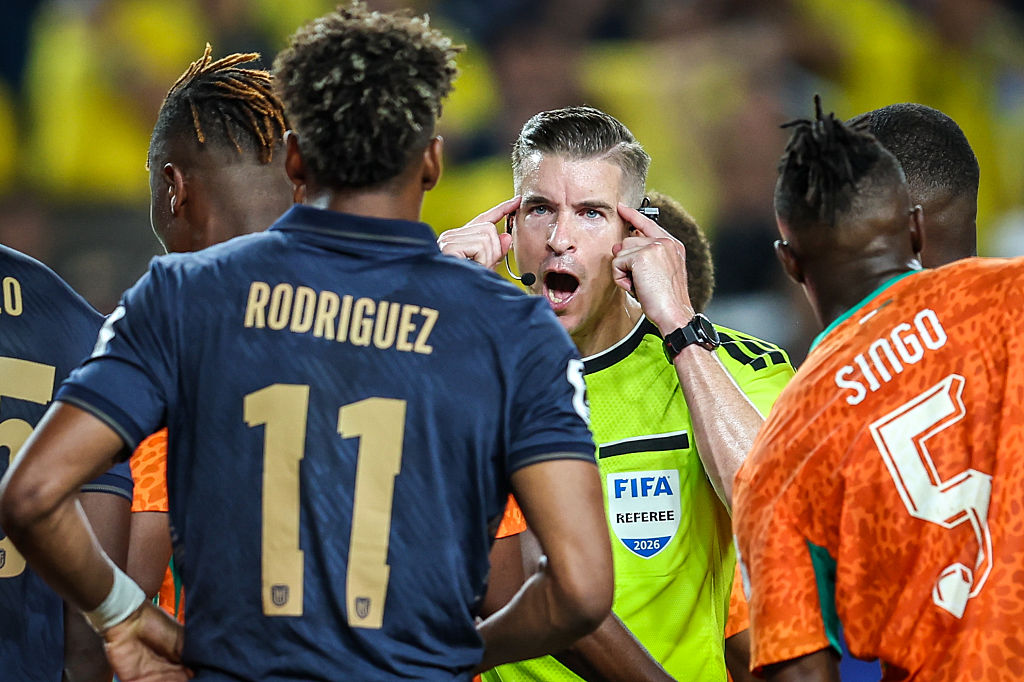 French referee Cyril Letexier at the 2026 World Cup