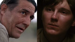 Paul Dano and Ciaran Hinds side by side from There Will Be Blood.