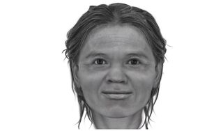 A facial approximation of a woman