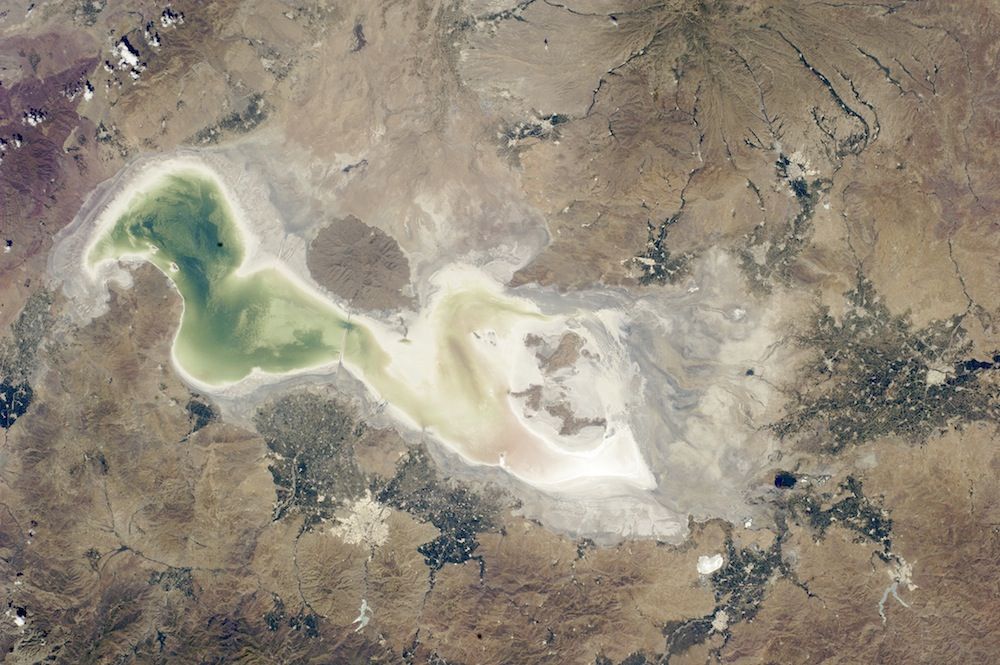 Lake Urmia in Iran