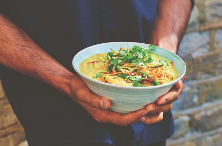 Dr Rupy Aujla's Carrot and Courgette Laksa
