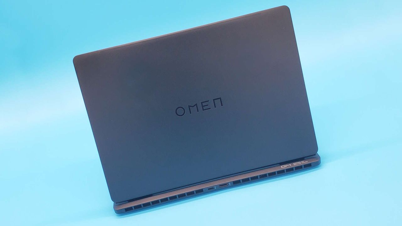 HP Omen Transcend 14 gaming laptop from various angles