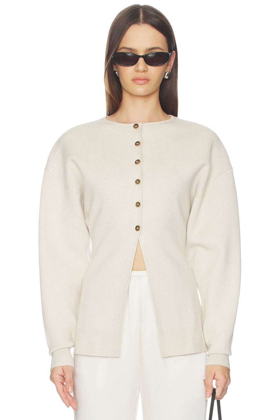 Exaggerated Sleeve Cardigan