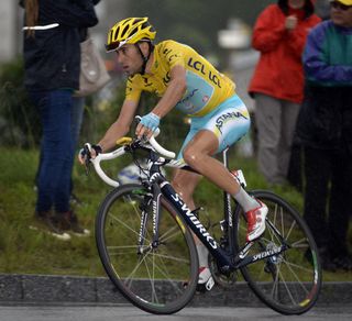 Vincenzo Nibali on stage eight of the 2014 Tour de France