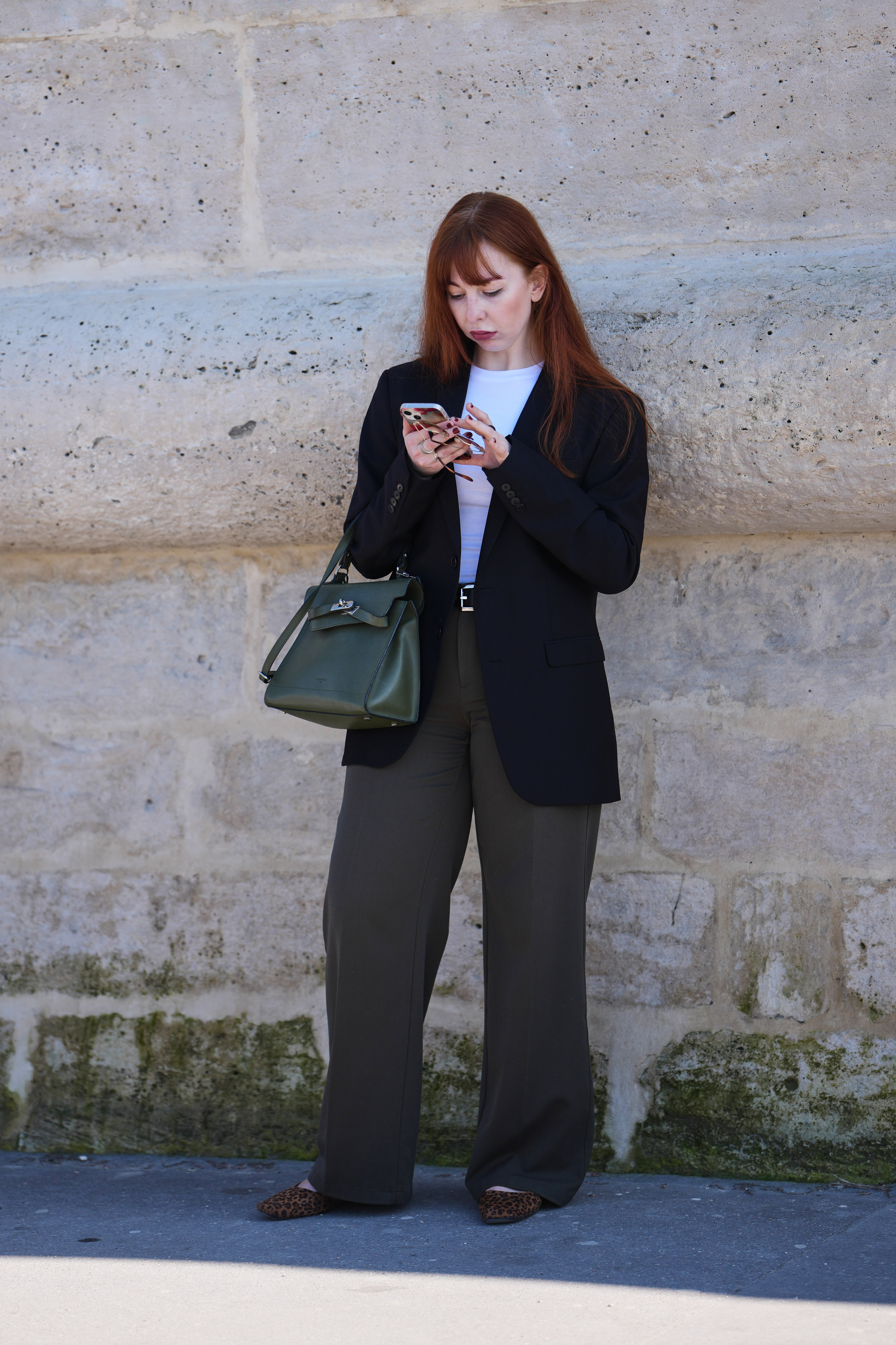 leopard print ballet flats