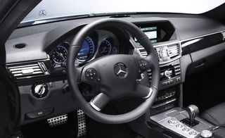 Mercedes E63 AMG inner view