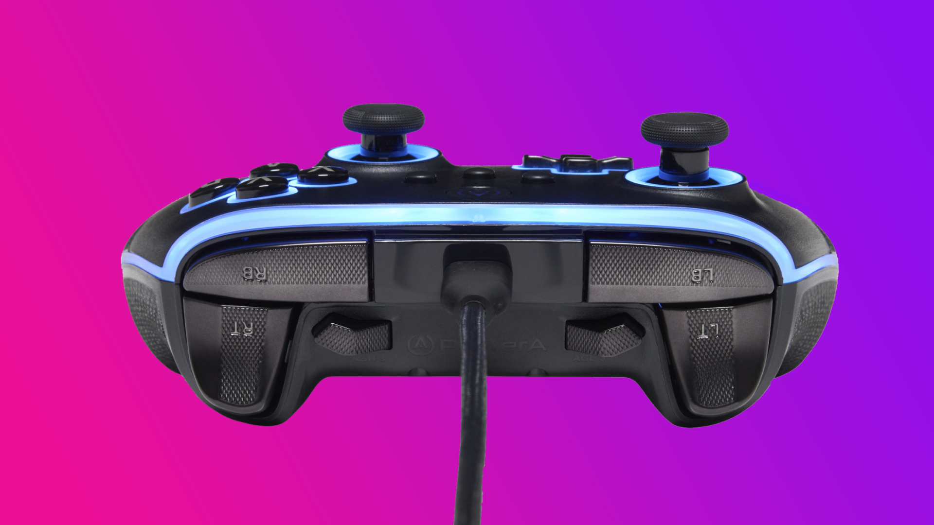 The shoulder buttons and triggers of the PowerA OPS v3 Pro