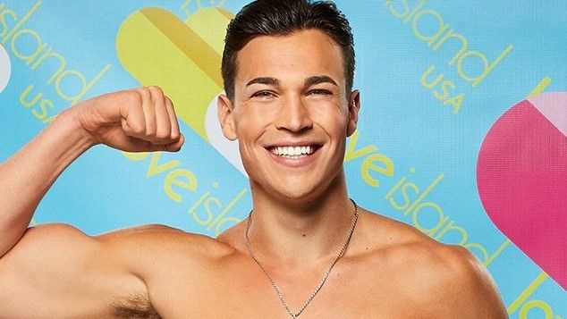 Andy Voyen smiling of Love Island USA season 4