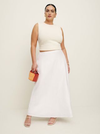 Layla Linen Skirt Es