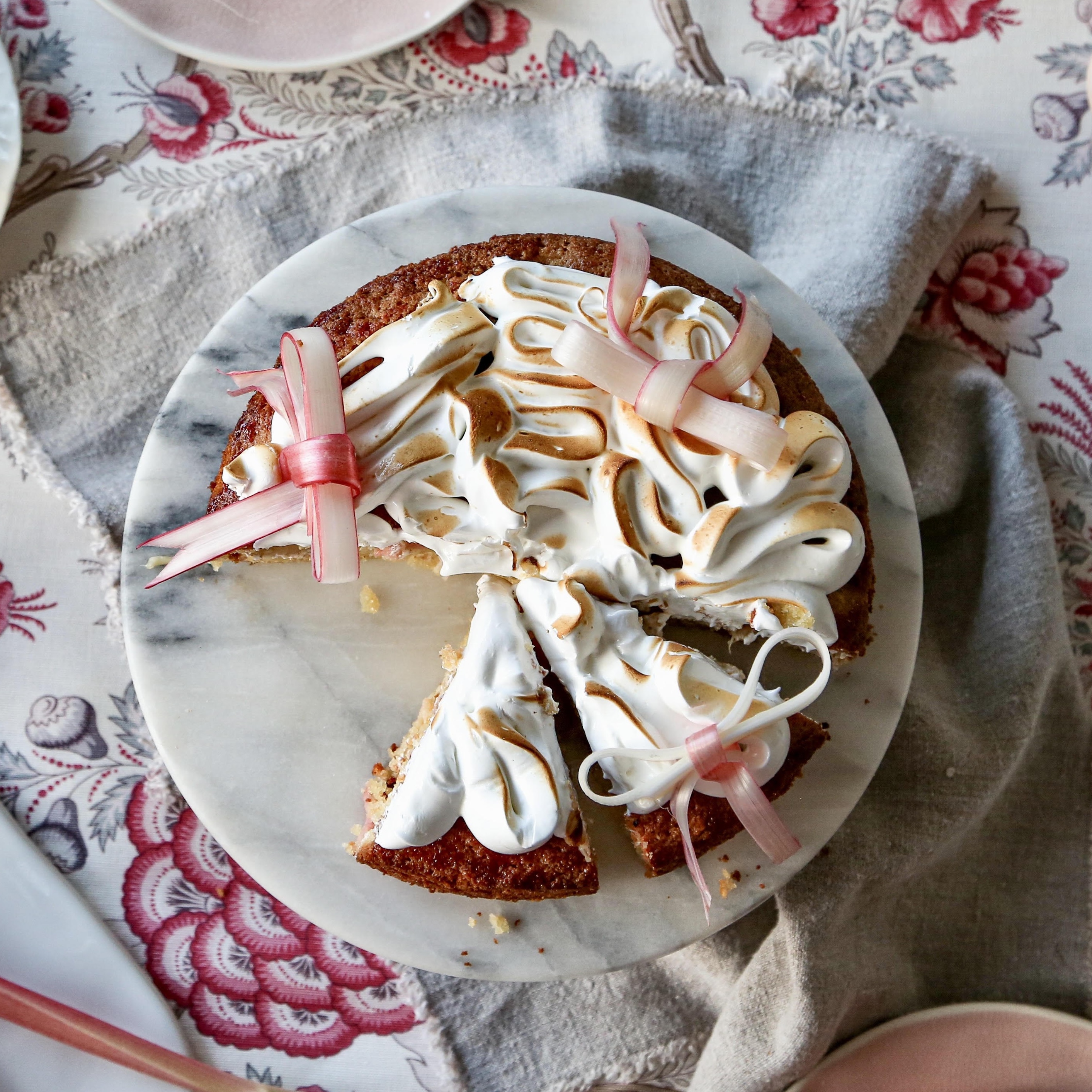 Rhubarb cake