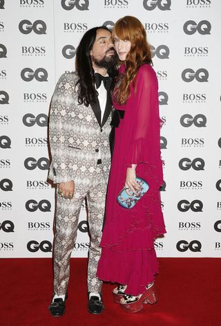 Alessandro Michele and Florence Welch, Aiden Turner, GQ Men of the year awards, Red Carpet