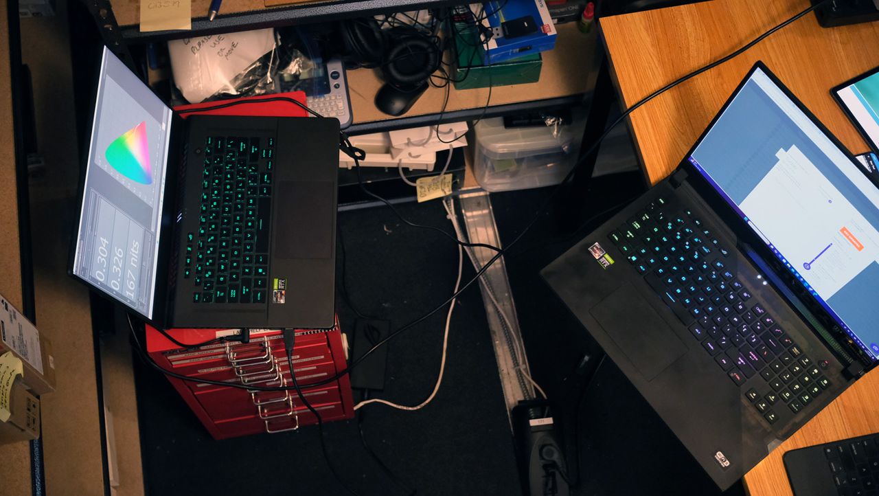 Laptop Mag testing lab