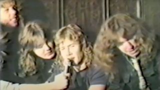 A young Metallica in 1983