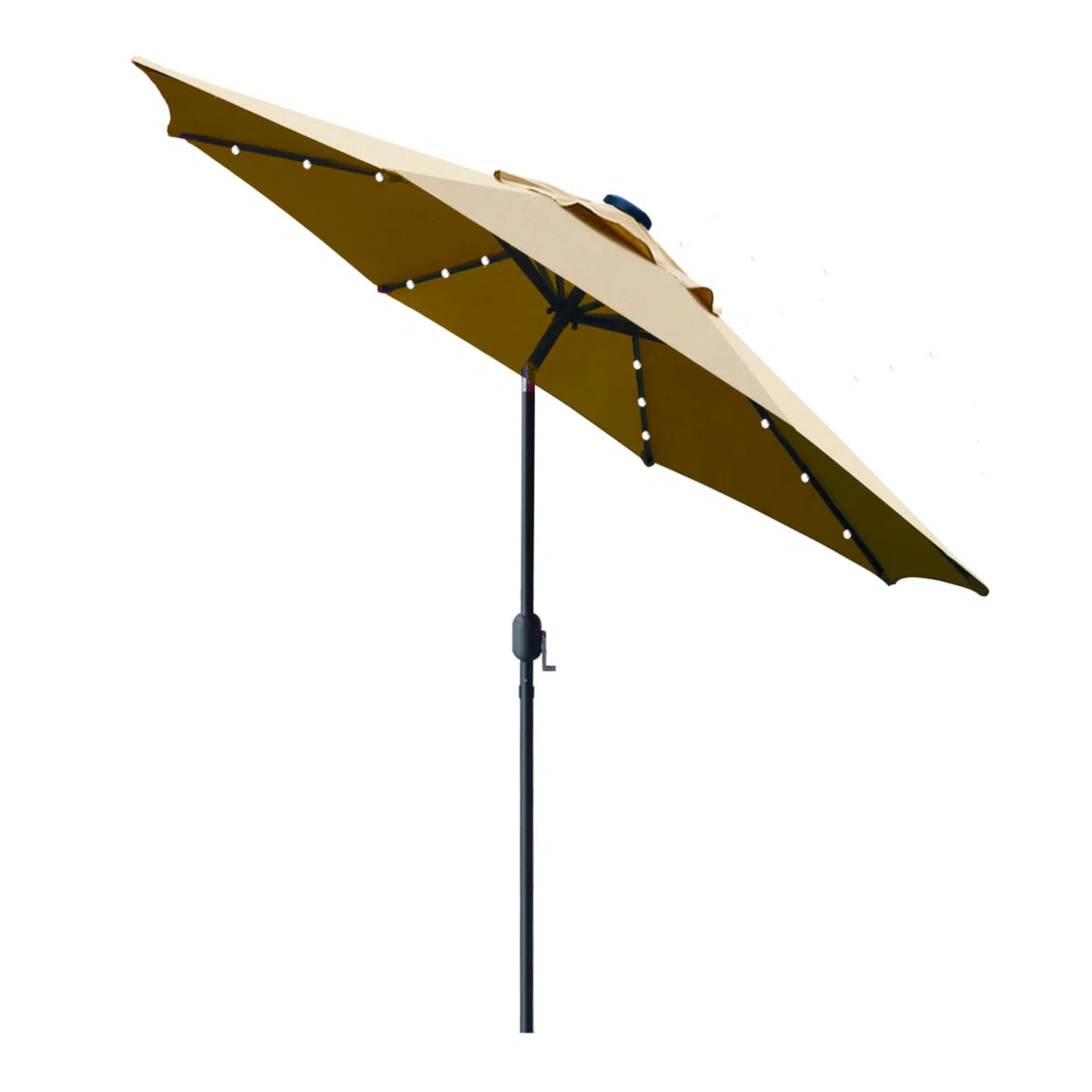 a tilting umbrella