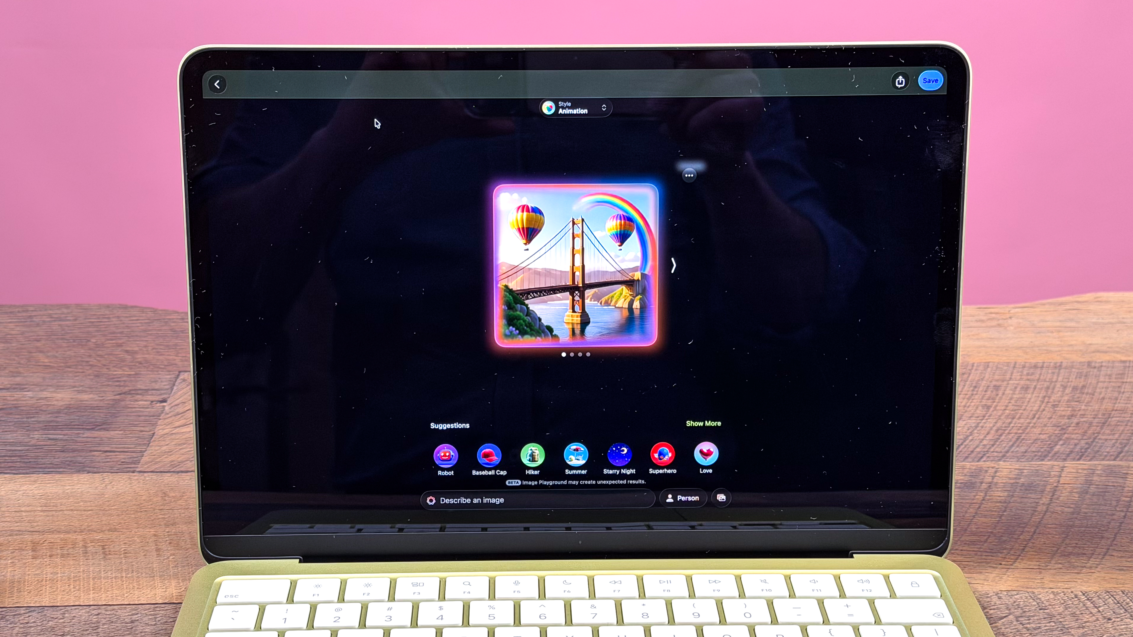 MacBook Neo shown on desk