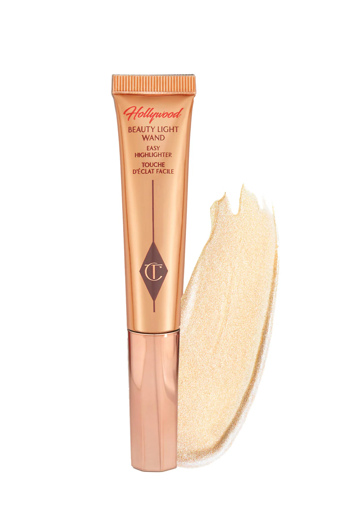 A Charlotte Tilbury Beauty Light Wand set against a white background.