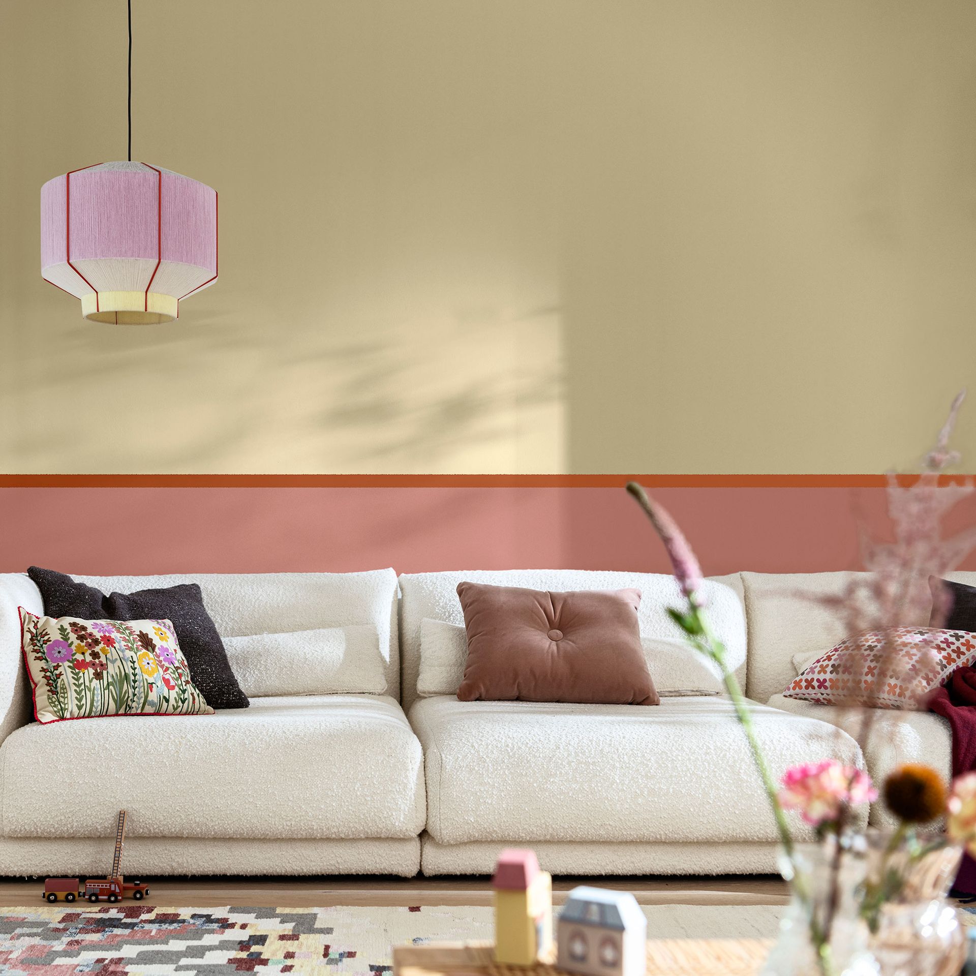 Dulux Colour of the Year 2023 used in a living room