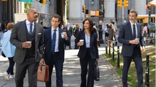 Shaw, Price, Maroun, and Riley walking in Law & Order Season 24x05