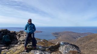 Fiona in a Harrier Lomond insulated jacket