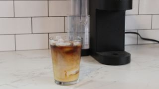 Iced coffee made with the Keurig K-Supreme SMART coffee maker