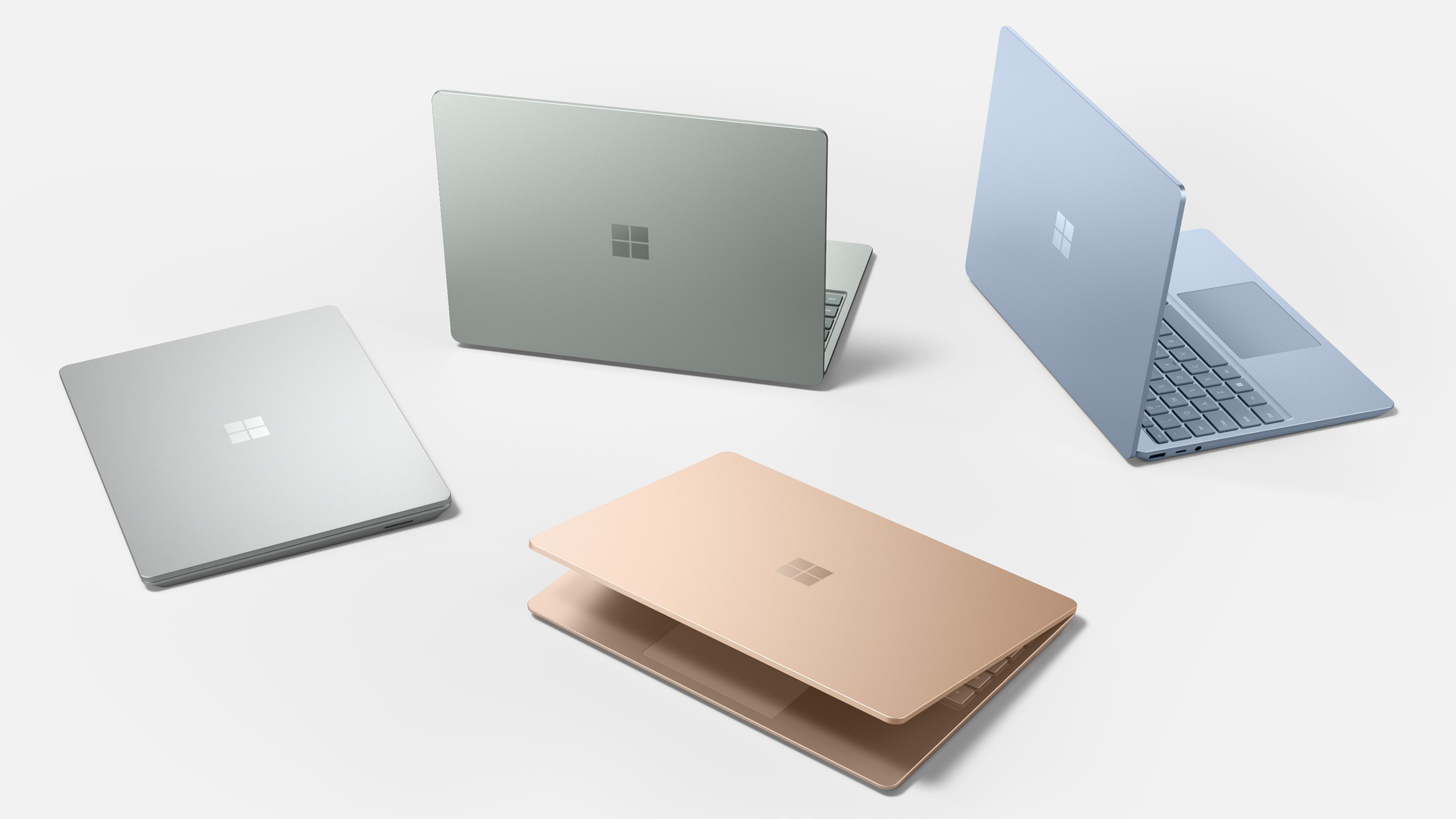 All the colors of Surface Laptop Go 2.