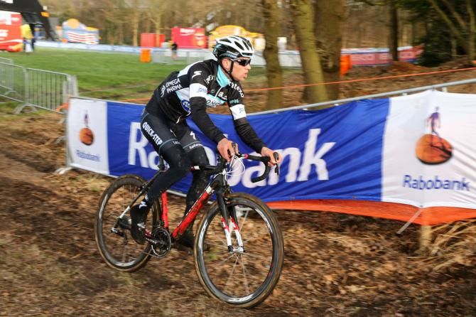 Zdenek Stybar previews the cyclo-cross Worlds course in Hoogerheide, Netherlands