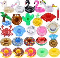 Inflatable Drink Holder
The perfect size for your pet to play or rest on while swimming, this set includes 25 inflatable cup holder floaties so you can ring the changes every time.