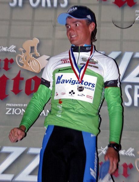 Sergey Lagutin in the green