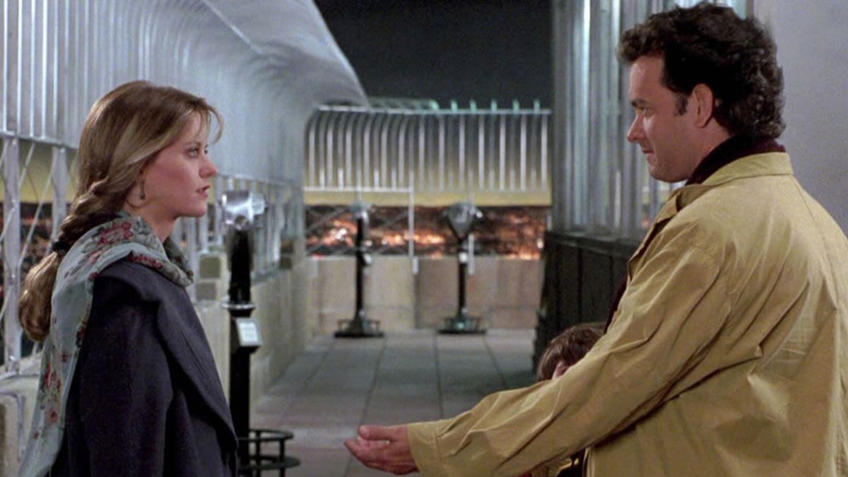 Meg Ryan and Tom Hanks in Sleepless in Seattle