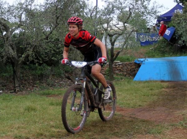 Mirja Martin (Germany) in fourth in the women's 35-39
