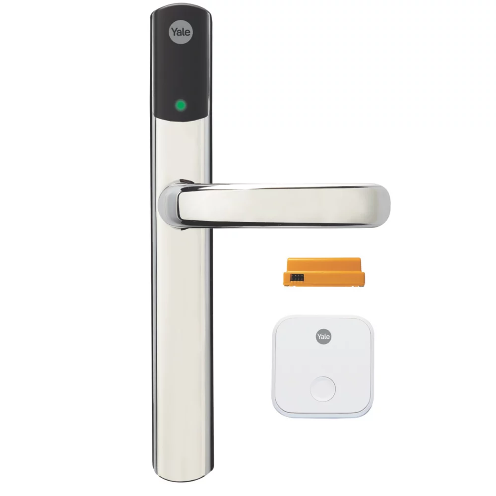 Yale Conexis L2 Smart Door Lock Chrome / Black