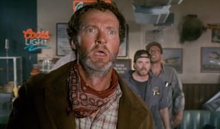 Independence Day Randy Quaid looks out the window shocked