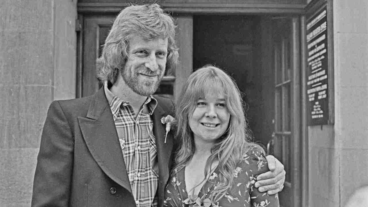 Sandy Denny with her husband Trevor Lucas in the 1970s