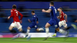 Chelsea's Mason Mount playing against Manchester United v Manchester United – Premier League – Stamford Bridge