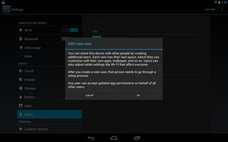 Android 4.2 User Profiles Set Up
