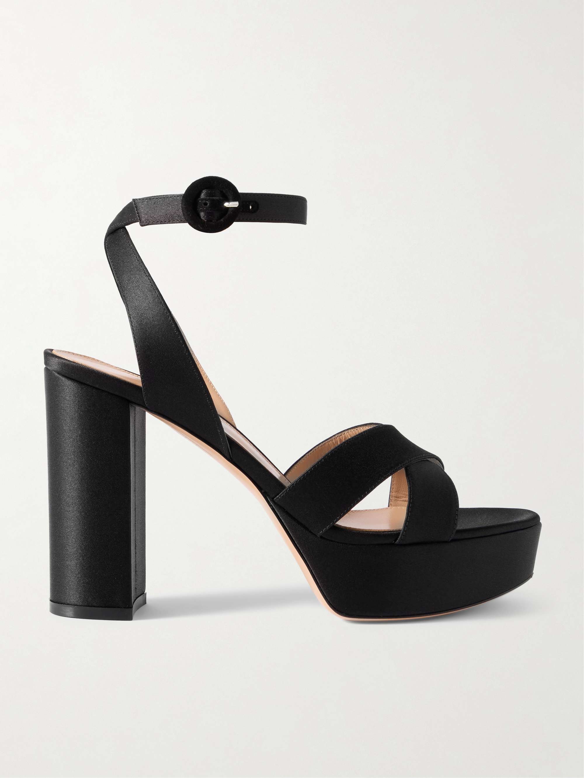 Sabrina 70 Satin Platform Sandals