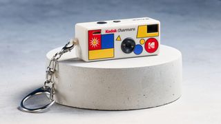 A Kodak Charmera keychain camera
