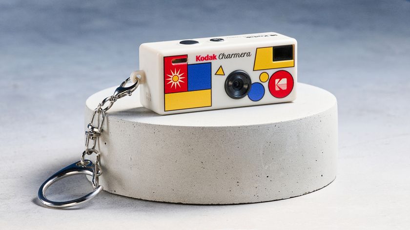 A Kodak Charmera keychain camera