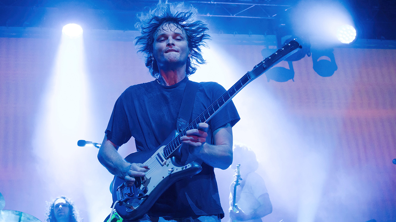 Stu Mackenzie of King Gizzard & The Lizard Wizard performs live on stage during a concert at the Columbiahalle on May 20, 2024 in Berlin, Germany.