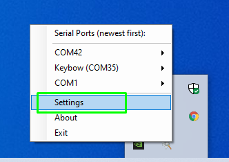 Serial Port Notifier