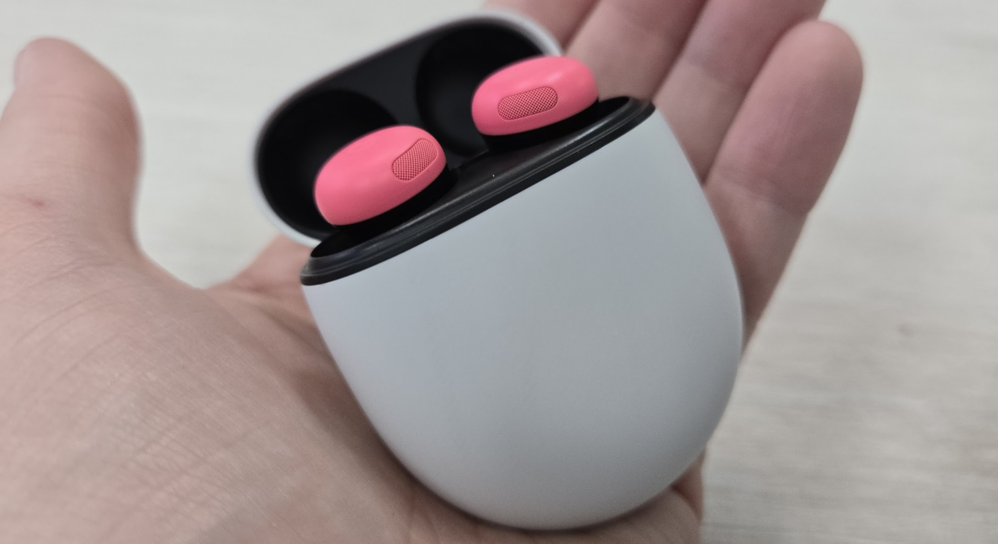 The Google Pixel Buds Pro 2 in their case