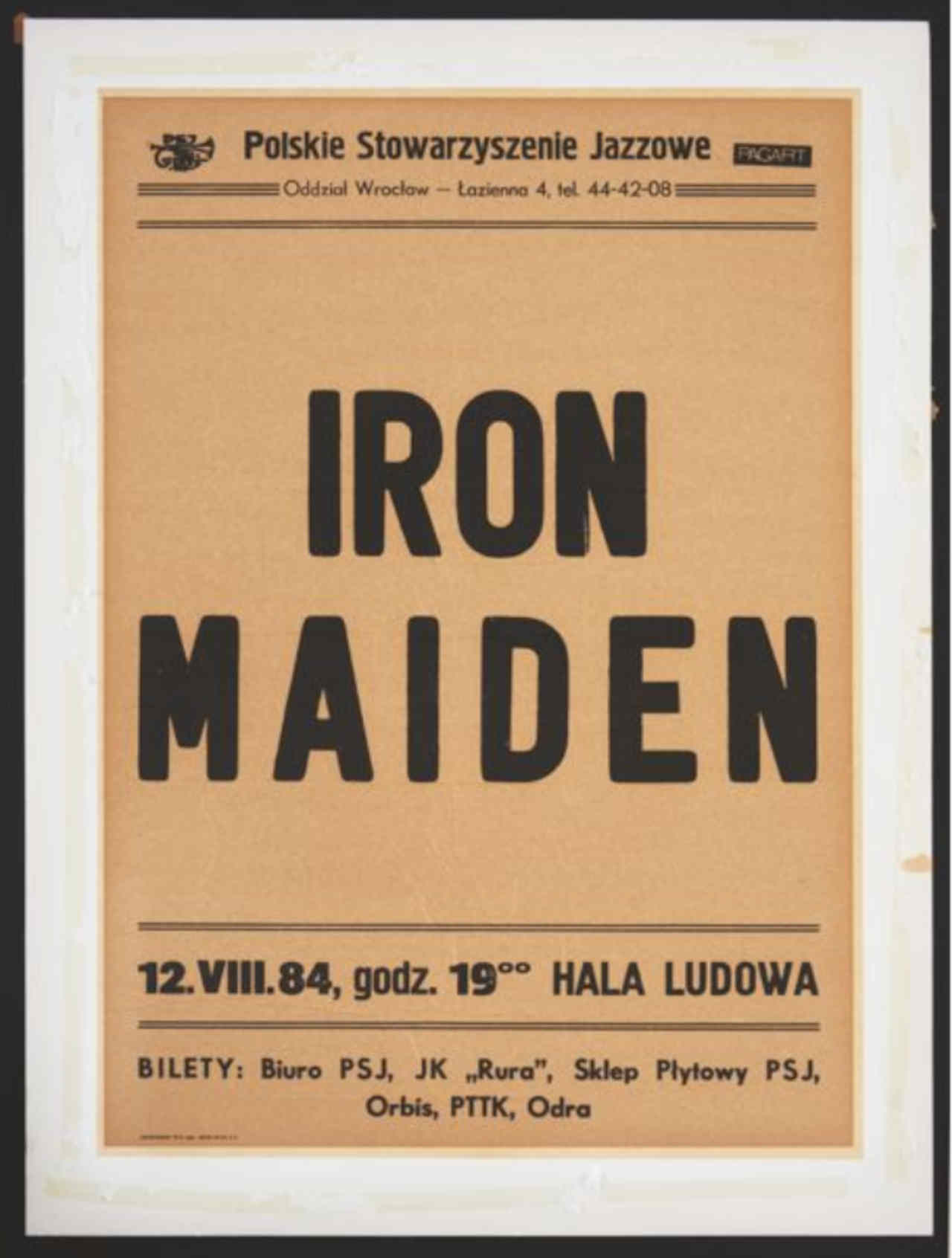 Memorabilia from the Iron Maiden Infinite Dream Experience exhibition